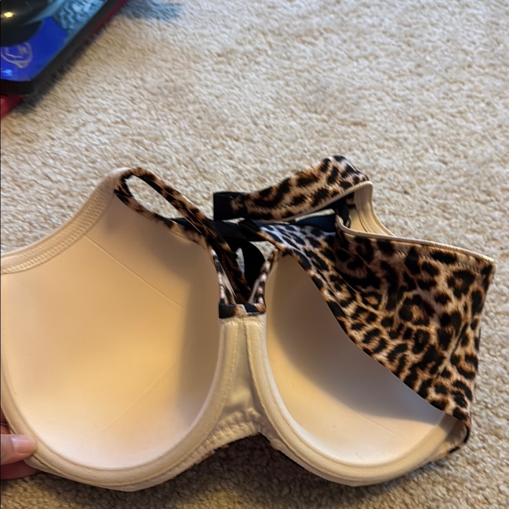 Soma Brown and Black Leopard Print Balconette Bra - Picture 4 of 4